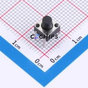TS-1095PD-A6B2-D2 Tactile <b>Switch</b> Through hole-4P,6x6mm <b>Switch</b> Single Pole Single Throw Round Button 1.8N Through Hole - Product Image 1