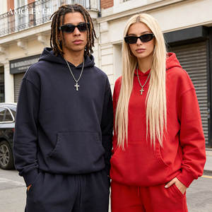 Sweat à capuche épais 420 GSM pour <span class=keywords><strong>homme</strong></span>, lavage vintage, logo personnalisé, 100 % coton, délavé à l'acide, coupe oversize, essentiel streetwear - Product Image 2