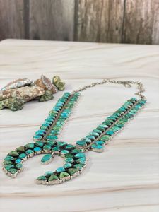 Collier en argent sterling fait main avec pendentif en turquoise de la vallée de l'émeraude, collier avec breloque pour femmes et filles - Product Image 3