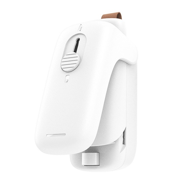 Portable Mini Vacuum Sealer Bag Handheld Plastic Food Storage for Household Kitchen Car Outdoor with USB Power Battery Operated