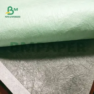 1443R Green Grey Pink PU Coating Tyvek Paper For Fashion Backpack