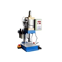 Petite presse pneumatique Petite presse pneumatique à colonne unique 110/220V Poinçonneuse Force réglable 120Kg Poinçonneuse