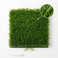 Gazon synthétique pour l'aménagement paysager, gazon artificiel de haute qualité pour jardin, pelouse adaptée aux animaux domestiques