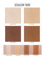Palette de visage IMAGIC en gros, format voyage, 4 teintes, contour, bronzer, illuminateur, poudre fine moulue, multi-usages pour distributeurs