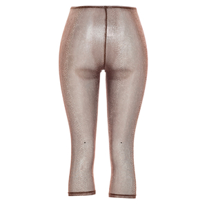 Viviblook Q26PT094 Women Casual Pants Style Snake Print <b>Tight</b> Fit Cropped Pants for Ladies - Product Image 6