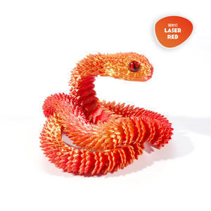 Novedad 2026: Estatuas <span class=keywords><strong>Pequeñas</strong></span> de Serpiente Venenosa Impresas en 3D de 30 CM, Juguete Antiestrés de Serpiente Impresa en 3D, Regalo - Product Image 3