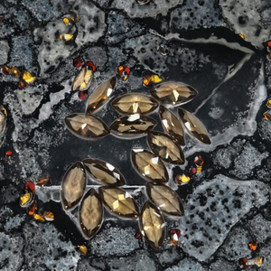 Circonia Cúbica Sintética de Corte Marquesa Marrón, Piedras Sueltas de CZ en Múltiples Tamaños para la Fabricación de Joyas - Product Image 2