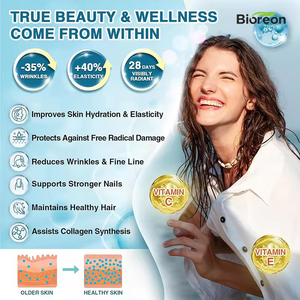 Peptidi di Collagene Idrolizzato con Mirtillo Rosso, Vegano, Senza OGM, Supporta il Ringiovanimento della Pelle e la Salute Generale, Basso MOQ - Product Image 5