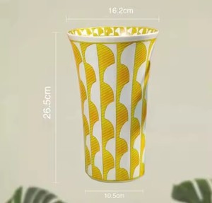 Vase de créateur Coffret cadeau Vase multicolore léger de luxe Vase chariot Mosaïque Style européen Coffret cadeau avec boîte - Product Image 3