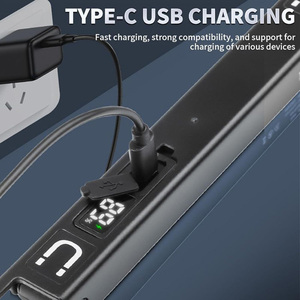 Lampe torche multifonctionnelle rechargeable par USB en plastique ABS avec lumière <span class=keywords><strong>LED</strong></span>. Idéal pour les fêtes, les jardins, le camping et les cuisines. - Product Image 3