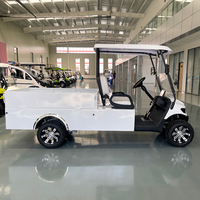 Pièces de rechange résistantes à l'usure, faible coût d'entretien, certifié CE, chariot de golf électrique pour parc d'attractions, vitesse 70 km/h, autonomie 90 km
