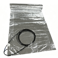Chauffage au sol électrique flexible moderne, résistant à l'eau, 230V, tapis en aluminium pour le sol du salon