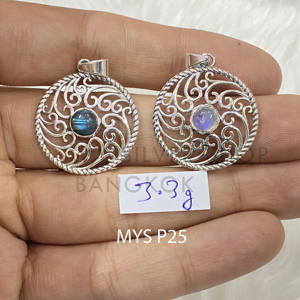 Colgante de labradorita Encantador artesano de Plata de Ley 925 hecho a mano con joyería única hecha a mano - Product Image 1