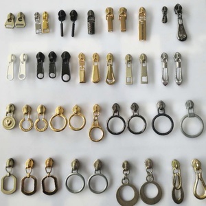 Zipper Slider <b>Puller</b> OEM Factory Custom Brand Logo Nickel Free Metal Auto Lock Zinc Alloy Painted - Product Image 5