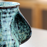 Tasses à café en céramique grande capacité, finition émail Yao-bian, design luxe léger, pour réchauffer les mains, idéales pour le petit-déjeuner, le thé, l'eau et le lait – Offre spéciale