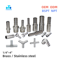 Offre Spéciale Raccord Droit Réducteur en Acier Inoxydable NPT BSPT 1/8''~2'' à Embout Pagode pour Tuyau Soufflé et Raccord de Tuyau SS pour WOG