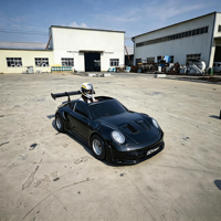 Nouveau modèle de voiture de course GT3 noire, kart électrique de drift 3000W, adapté au location commerciale, aux centres commerciaux et aux parcs d'attractions, à vendre