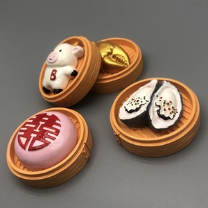 Hot Sale Modern Medium 3D Metal Resin Magnetic Refrigerator <b>Sticker</b> Kitchen Food Fridge Magnets Promotional Product - Product Image 4
