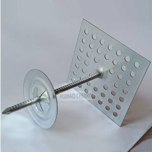 Supports d'<span class=keywords><strong>isolation</strong></span> en métal auto-adhésifs <span class=keywords><strong>de</strong></span> 2 à 1/2 pouces utilisés pour fixer la fibre <span class=keywords><strong>de</strong></span> <span class=keywords><strong>verre</strong></span>, la <span class=keywords><strong>laine</strong></span> minérale, le <span class=keywords><strong>polystyrène</strong></span>, les matériaux en mousse PU - Product Image 5