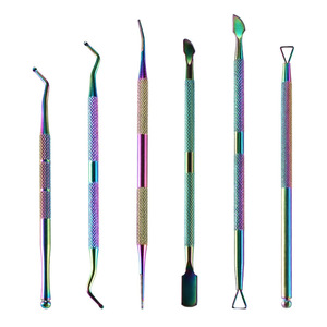 Factory direct supply of double-ended <b>nail</b> file, cuticle remover, and <b>nail</b> polish pusher; cross-border colorful <b>nail</b> art <b>tool</b> - Product Image 5