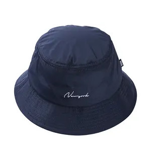 Wholesale New design premium High quality bucket hat wide brim 100% Polyester bucket hats with custom logo