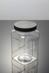 Gıda sınıfı şeffaf plastik Pet kavanozlar 2000ml/1000ml/800ml/1L/2L fındık kremi ve lolipop ve şeker için Pet gıda saklama kapları - Product Image 4