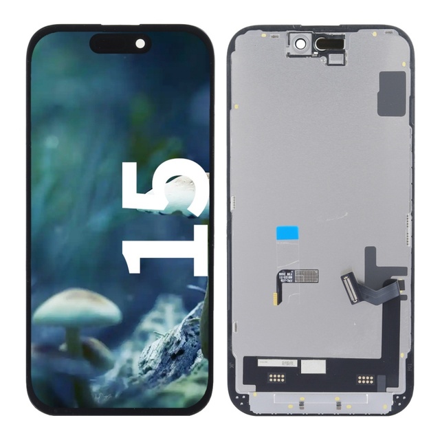 Wholesaler JK Mobile Phone OLED Touch Screen Replacement Spare Parts for iPhone 15 High-quality cellphone Screen Repair