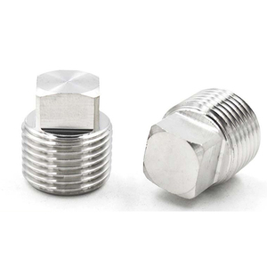 Enchufe <span class=keywords><strong>de</strong></span> cabeza cuadrada <span class=keywords><strong>de</strong></span> <span class=keywords><strong>acero</strong></span> <span class=keywords><strong>inoxidable</strong></span> forjado Enchufe sólido <span class=keywords><strong>de</strong></span> <span class=keywords><strong>ROSCADO</strong></span> <span class=keywords><strong>MACHO</strong></span> Npt <span class=keywords><strong>de</strong></span> 3/4'' - Product Image 5