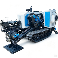 Machine de forage directionnel horizontal compacte (HDD) pour la construction de pipelines souterrains sans tranchée