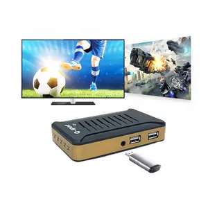 DVB-S2 HD 1080p digital Q-Sport Decodificador dvb s2 Free to Air STB Set-top Box Receptores de TV via satélite sem placa DTH