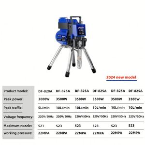 <span class=keywords><strong>Pistola</strong></span> de Pulverización Eléctrica de Alta Presión sin Aire para Pintura de Látex, Color, Acero, <span class=keywords><strong>Azulejos</strong></span>, Recubrimientos y Pintura en Aerosol - Product Image 2