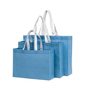 Bolsa de Mano Personalizada de Polipropileno Reciclable, Bolsa de Compras Reutilizable Laminada, Bolsa de Mano de Tela No Tejida con Logotipos - Product Image 1