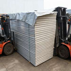 Panneau en <span class=keywords><strong>polystyrène</strong></span> imperméable, installation facile, panneaux sandwich en acier galvanisé, polyuréthane/PIR/<span class=keywords><strong>laine</strong></span> <span class=keywords><strong>de</strong></span> <span class=keywords><strong>roche</strong></span>/<span class=keywords><strong>laine</strong></span> <span class=keywords><strong>de</strong></span> verre - Product Image 1