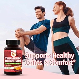 Cápsulas de Cúrcuma y Curcumina OEM ODM con Extracto de Cúrcuma que Favorecen la Salud de las Articulaciones, Cápsulas de Cúrcuma y Curcumina para el Confort - Product Image 5