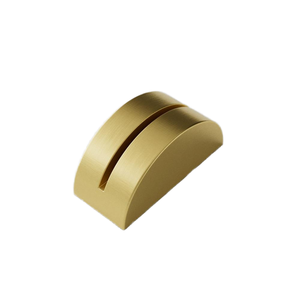 Luxury Gold Metal Business <b>Card</b> Holder, Modern Rectangle Desk Display Stand for Office <b>Table</b> Decor & Corporate Gifting - Product Image 1