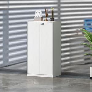 Nhà máy trực tiếp đơn giản thanh lịch màu trắng kim loại Tủ hồ sơ có thể điều chỉnh combinable cho văn phòng trường học hoặc bệnh viện sử dụng thiết kế hiện đại - Product Image 6