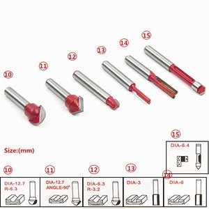 Woodworking Milling Cutter Set 15 Pieces For Engraving Electric Edge <b>Trimming</b> <b>Machines</b> - Product Image 5