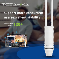 Punto de acceso inalámbrico Todahika de 1200Mbps para exteriores de largo alcance, punto de acceso wifi con alcance de 1 km para exteriores.