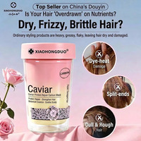 Masker Rambut Karbon Perbaikan Protein Kaviar Xiaohongduo