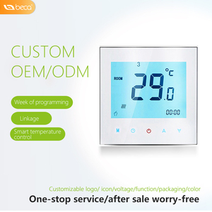 Chaudière électrique intelligente BECA BHT-1000 avec contrôle par application Tuya, Wifi, <span class=keywords><strong>thermostat</strong></span> à écran tactile 24V <span class=keywords><strong>pour</strong></span> <span class=keywords><strong>chauffage</strong></span> d'eau en hôtel - Product Image 2