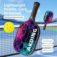 Ensemble de raquettes de pickleball en bois de peuplier pour adultes et enfants, pour l'extérieur, vente en gros, MOQ50