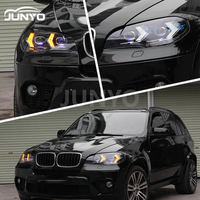 Ensemble de phares à LED Junyo pour BMW X5 E70 2007-2013 et les nouveaux phares à LED pour X5 avec feux de jour à LED