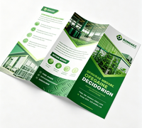 Brochure tri-pliante personnalisée imprimée sur papier de luxe A4 A5 – Technologie d'impression pour entreprises, usines et produits industriels