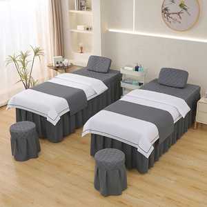 Beauty Spa Salon Drap <span class=keywords><strong>de</strong></span> <span class=keywords><strong>lit</strong></span> Couvre-<span class=keywords><strong>lit</strong></span> Couverture complète avec jupe Housse <span class=keywords><strong>de</strong></span> protection pour <span class=keywords><strong>lit</strong></span> <span class=keywords><strong>de</strong></span> massage en polyester - Product Image 5
