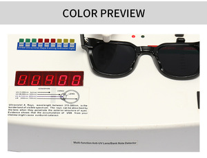 مجموع النظارات بالجملة إطار أسود خمس نجوم ظلال مربعة شعار مخصص فاخر نظارات عدسة الشمبانيا أزياء المرأة النظارات الشمسية - Product Image 4