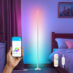 Hiện đại rgbic + CCT <span class=keywords><strong>Led</strong></span> đứng đèn tối giản đa-kiểm soát môi trường xung quanh đèn cho dân cư văn phòng thông minh góc tầng chiếu sáng - Product Image 3