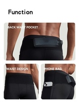 Pantalones Cortos Deportivos de Compresión para Hombre, Ajustados, de Secado Rápido, Transpirables, para Entrenamiento, Running, Gimnasio