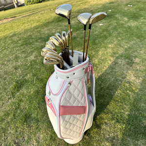 Juego completo de <span class=keywords><strong>palos</strong></span> de <span class=keywords><strong>golf</strong></span> para <span class=keywords><strong>mujer</strong></span> con juego completo Drivers Irons Putters Logotipo personalizado Hecho Acero inoxidable duradero - Product Image 1