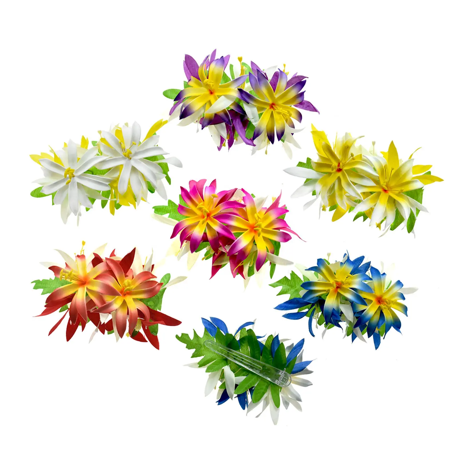 New bohemia floral party hair pin beach holiday wedding hair accessory tropical flower bridal hair comb