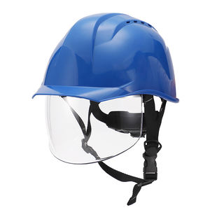 <span class=keywords><strong>Casque</strong></span> de sécurité industriel certifié CE en ABS, résistant aux chocs et aux perforations, avec visière transparente - Product Image 2